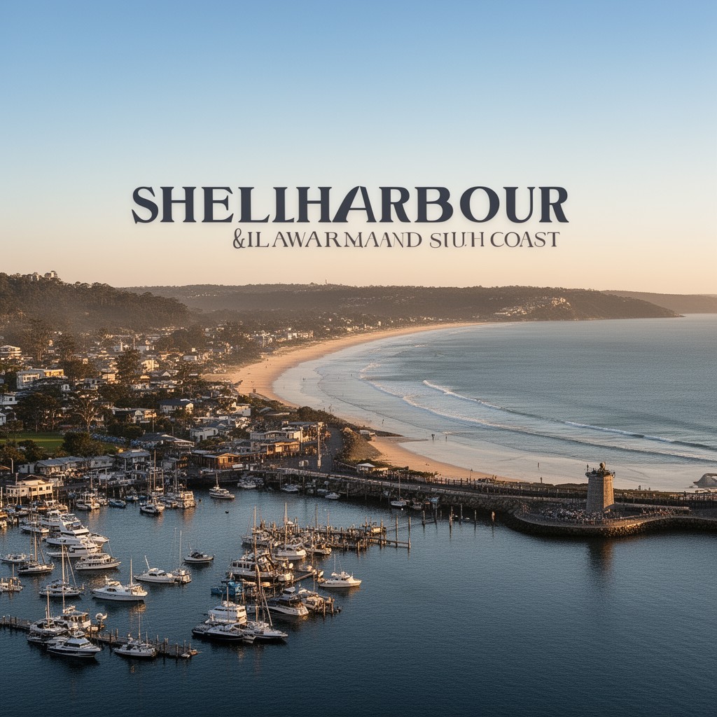 AI-generated illustration of Shellharbour