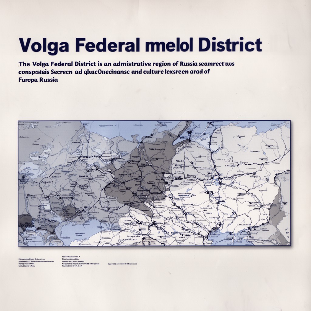 AI-generated illustration of Volga Federal District