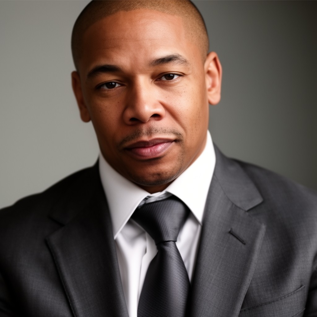 AI-generated illustration of Dr. Dre