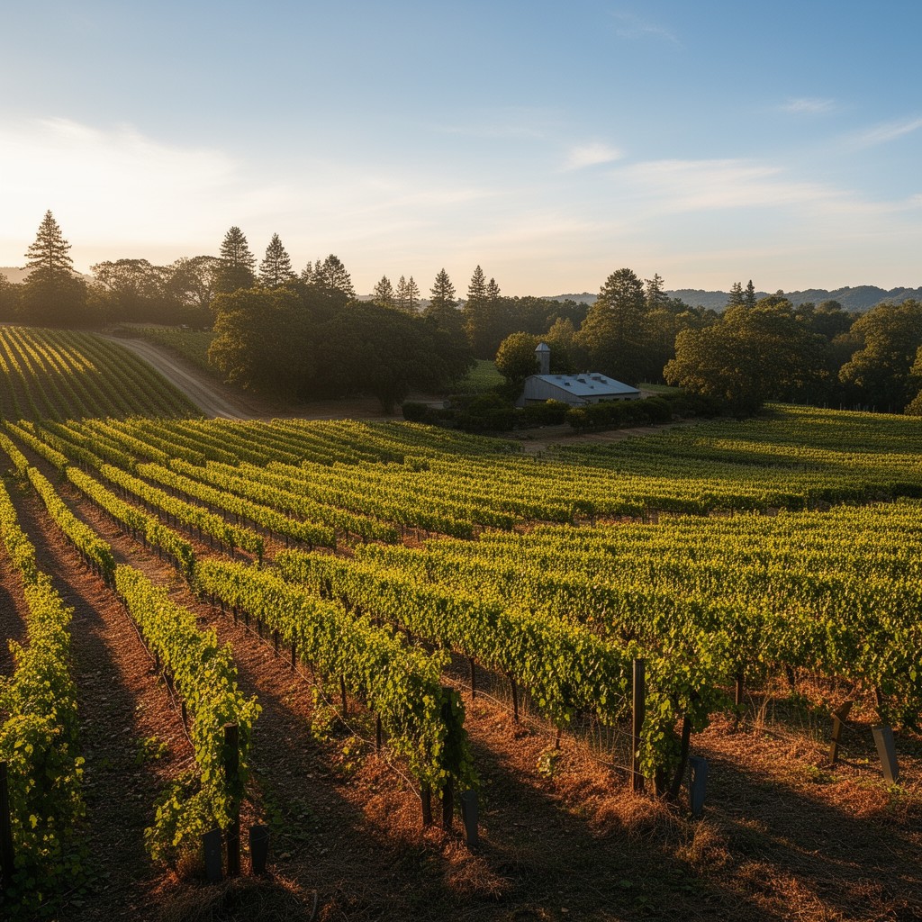 AI-generated illustration of Beaulieu Vineyard