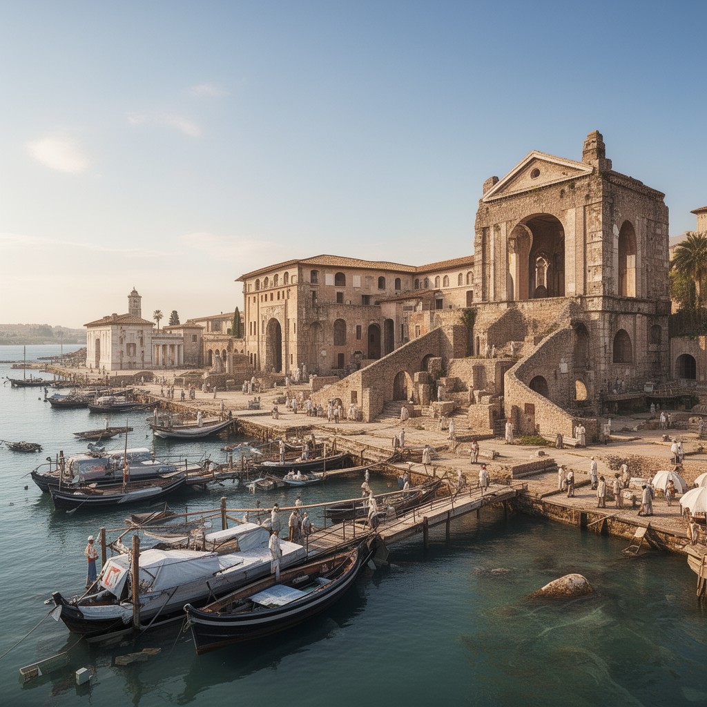 AI-generated illustration of Ostia