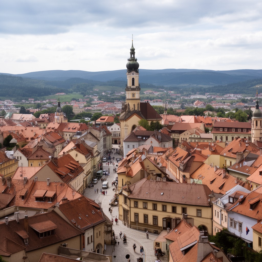 AI-generated illustration of Prešov