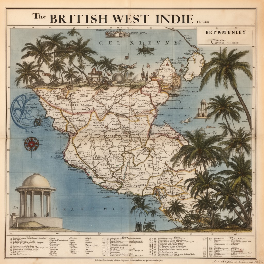 AI-generated illustration of British West Indies