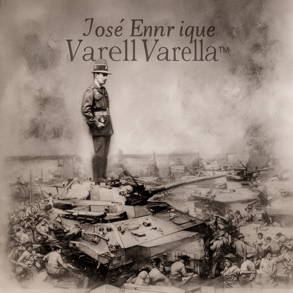 AI-generated illustration of José Enrique Varela