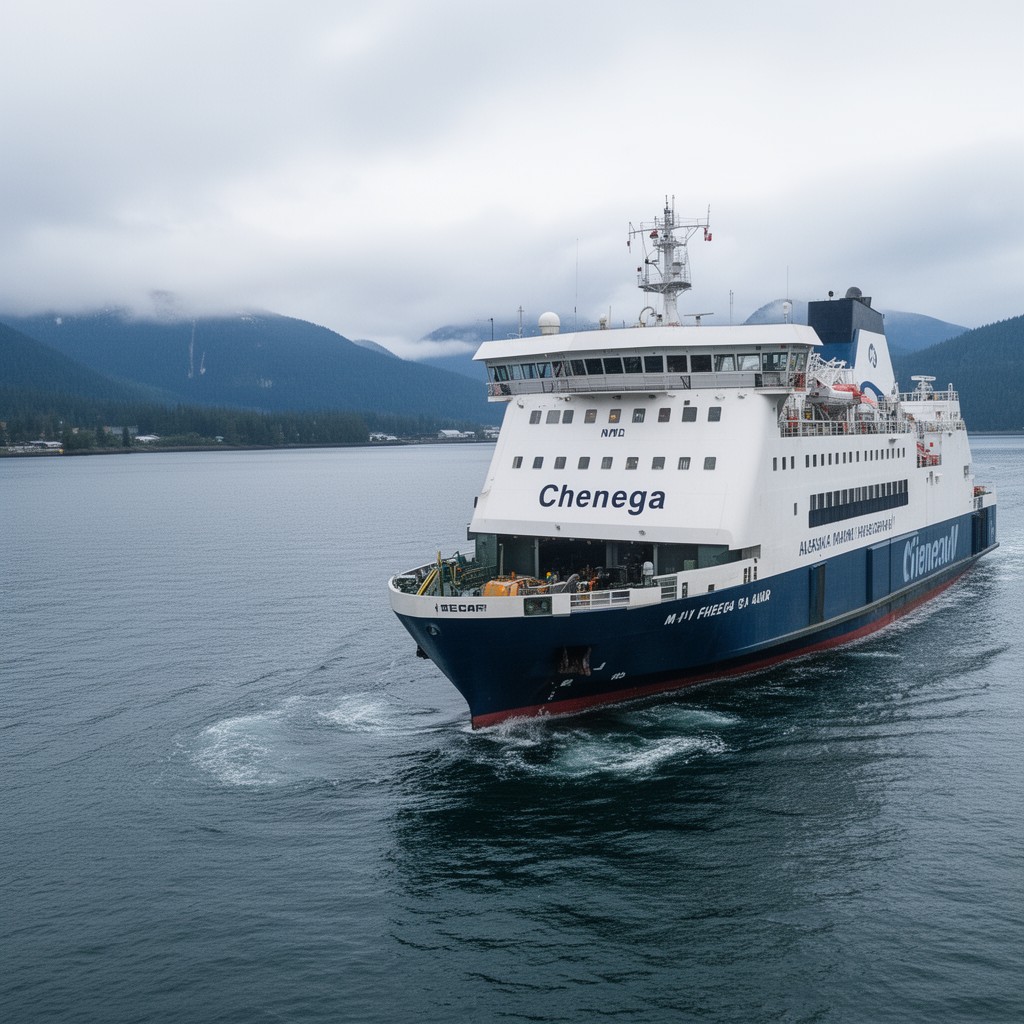 AI-generated illustration of M/V Chenega