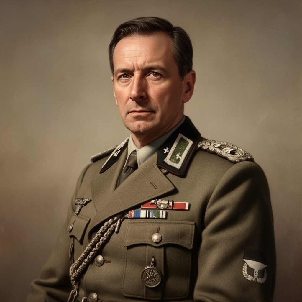 AI-generated illustration of Friedrich Freiherr von Broich