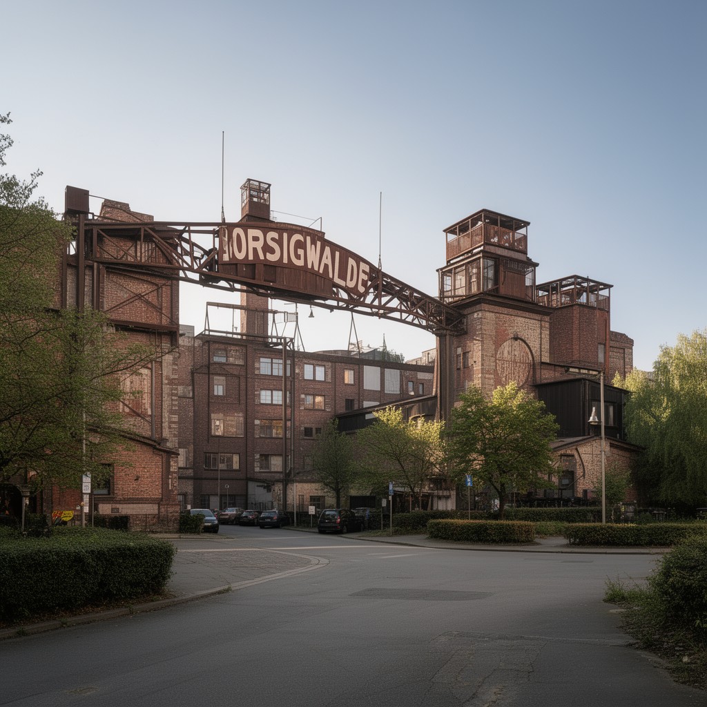 AI-generated illustration of Borsigwalde