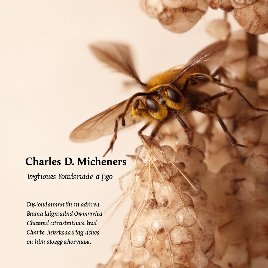 AI-generated illustration of Charles D. Michener