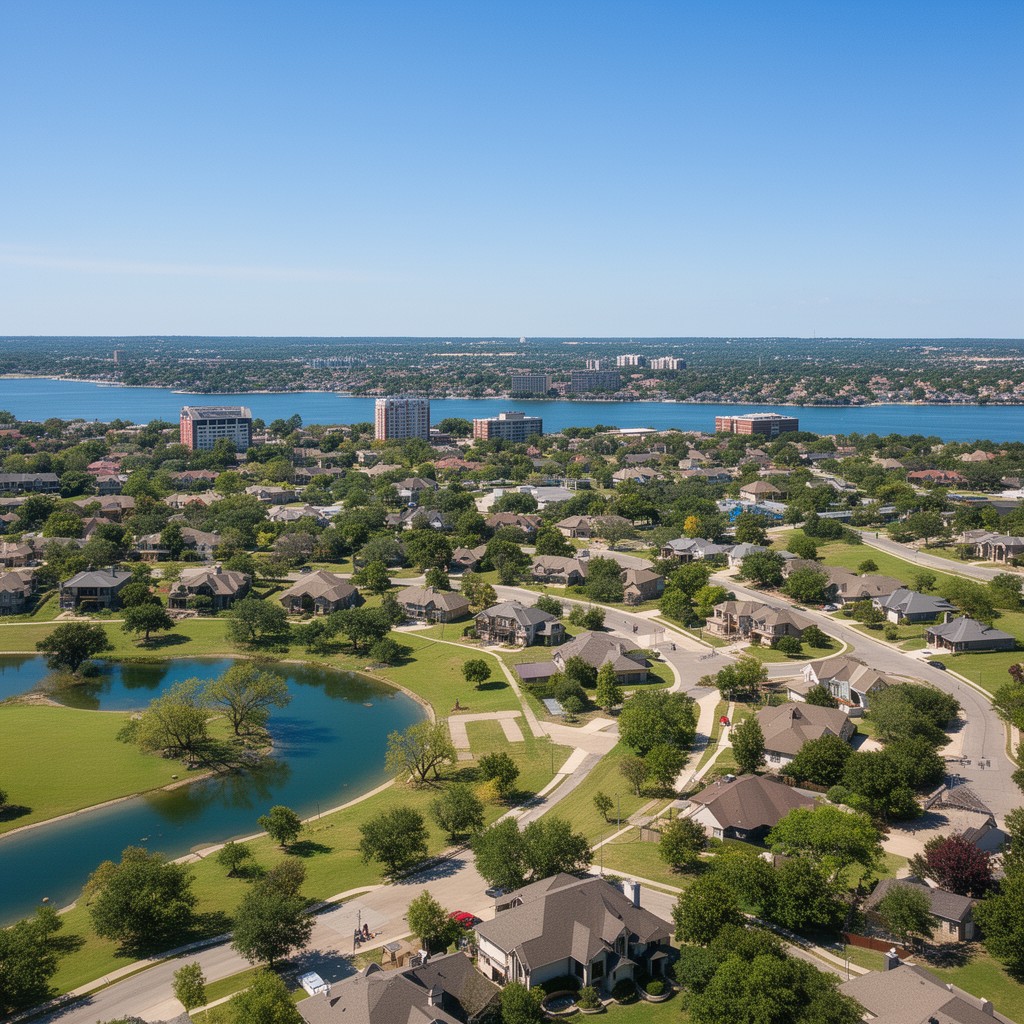 AI-generated illustration of City of Highland Village, Texas