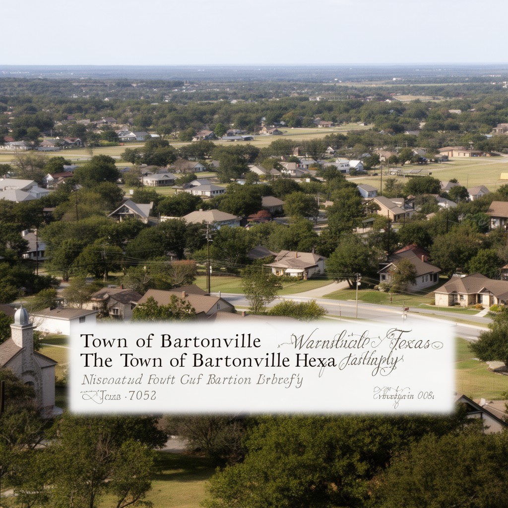AI-generated illustration of Town of Bartonville, Texas