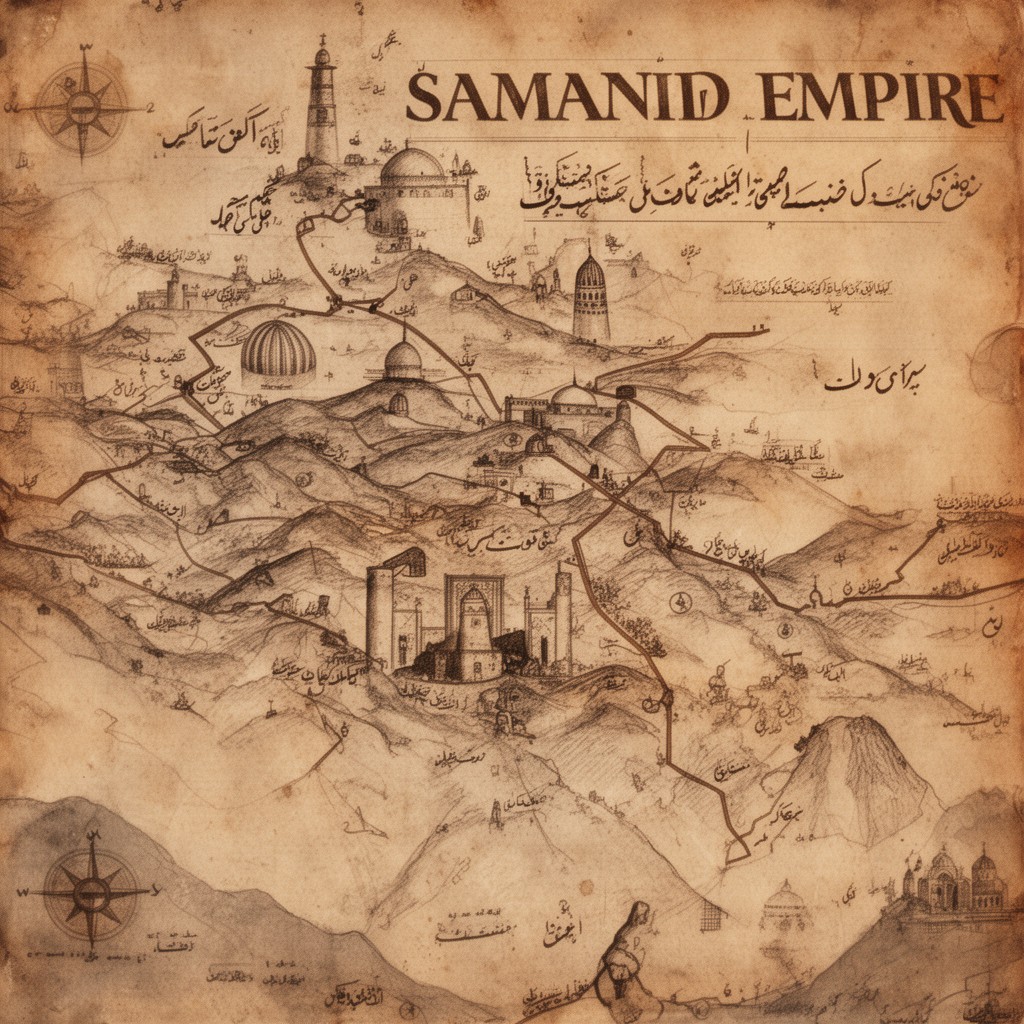AI-generated illustration of Samanid Empire
