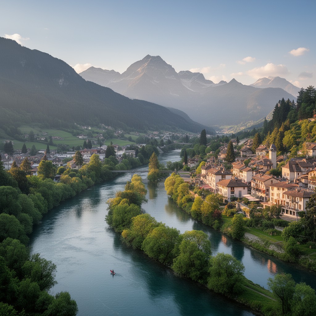 AI-generated illustration of Aubonne