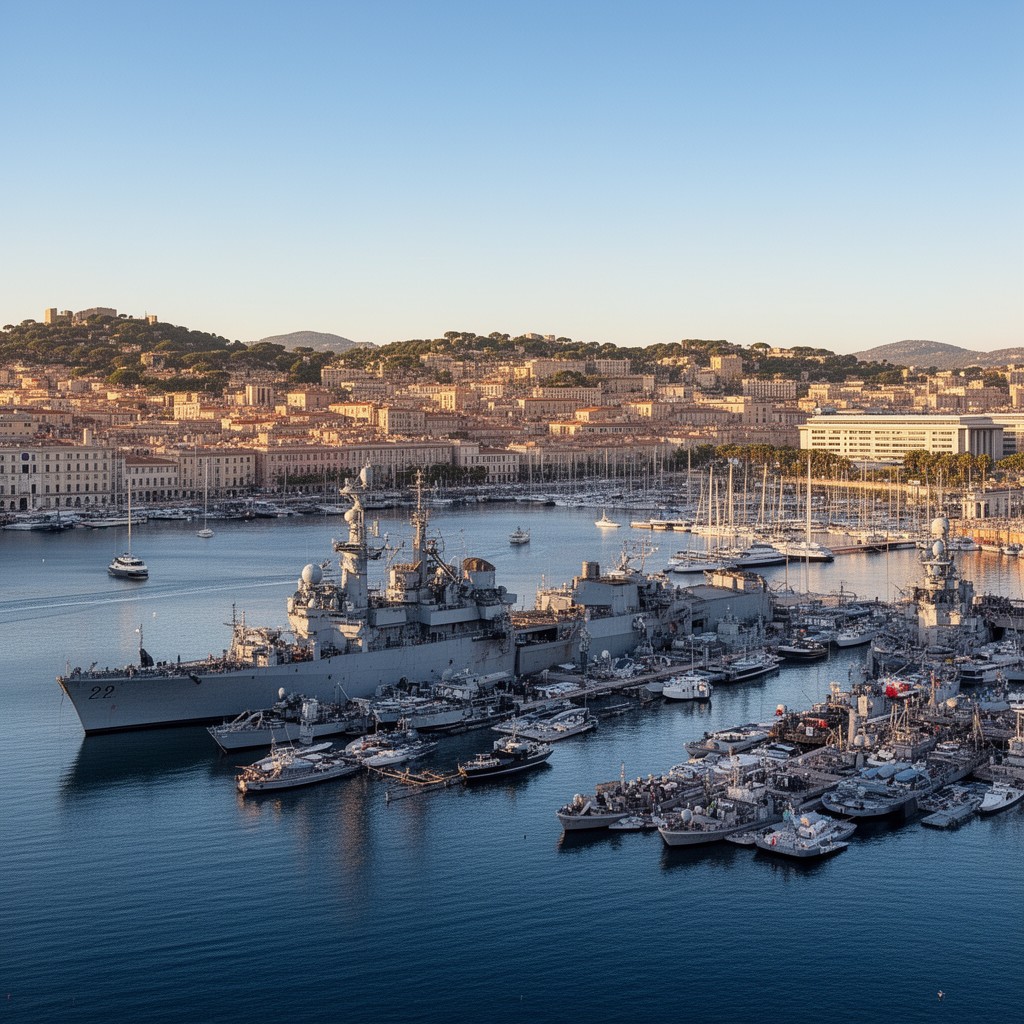 AI-generated illustration of Toulon