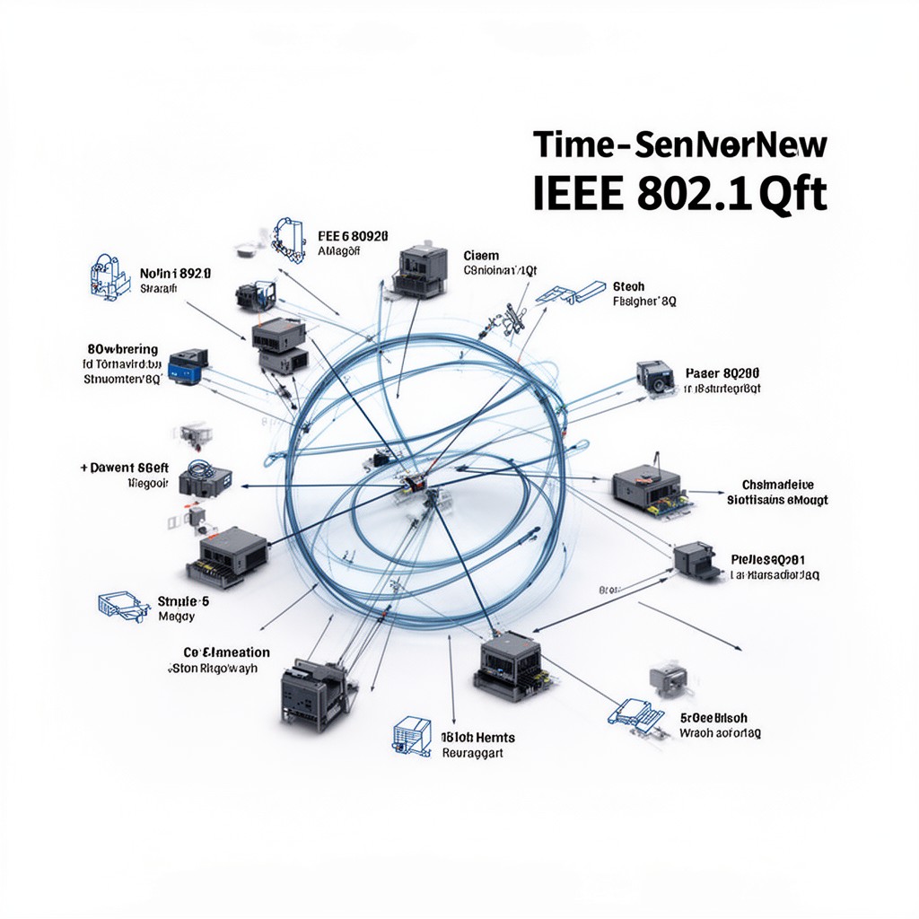 AI-generated illustration of IEEE 802.1Qft