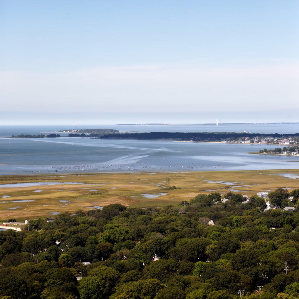 AI-generated illustration of Plum Island Sound