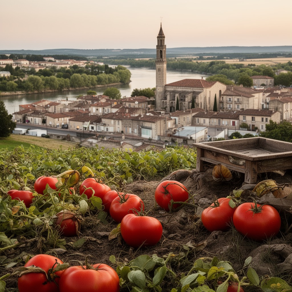 AI-generated illustration of Marmande