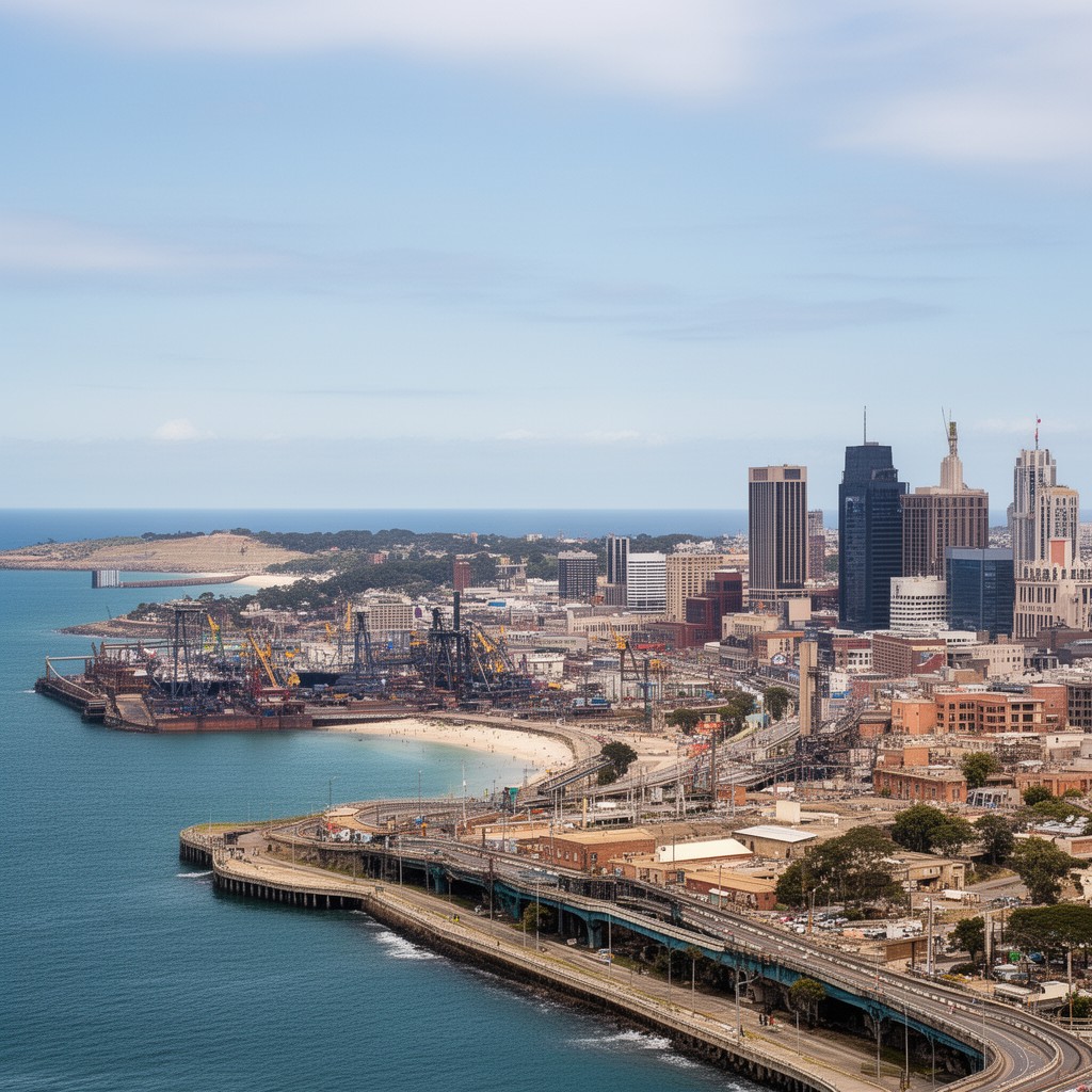 AI-generated illustration of Newcastle