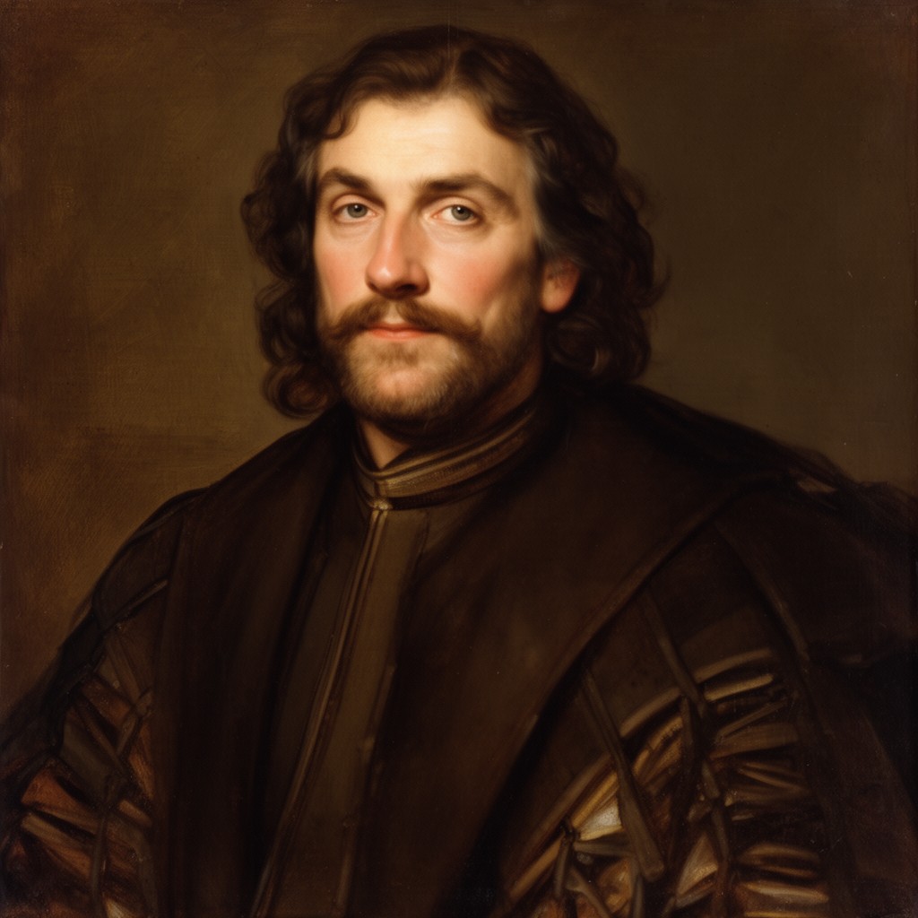 AI-generated illustration of Pieter van Veen
