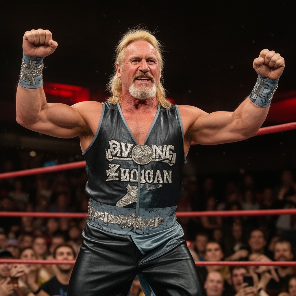 AI-generated illustration of Hulk Hogan