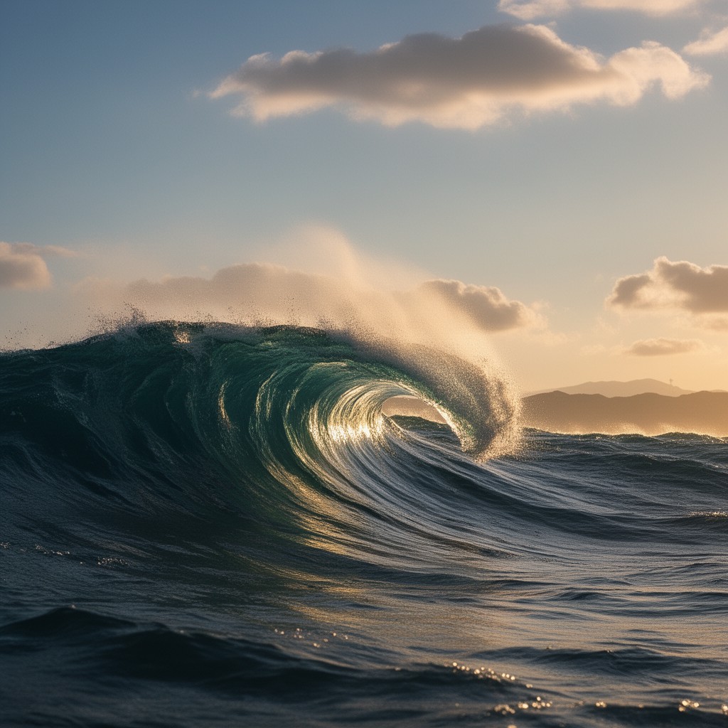 AI-generated illustration of Waves