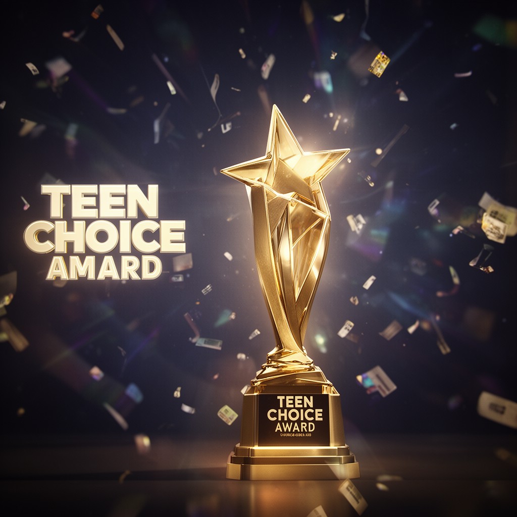 AI-generated illustration of Teen Choice Award