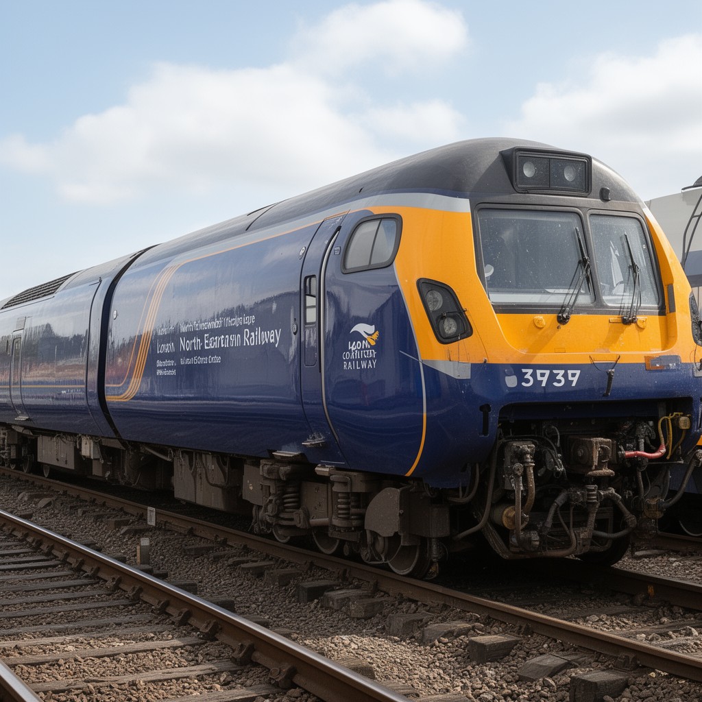 AI-generated illustration of London North Eastern Railway