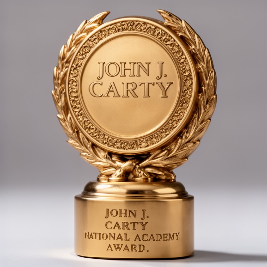 AI-generated illustration of John J. Carty Award