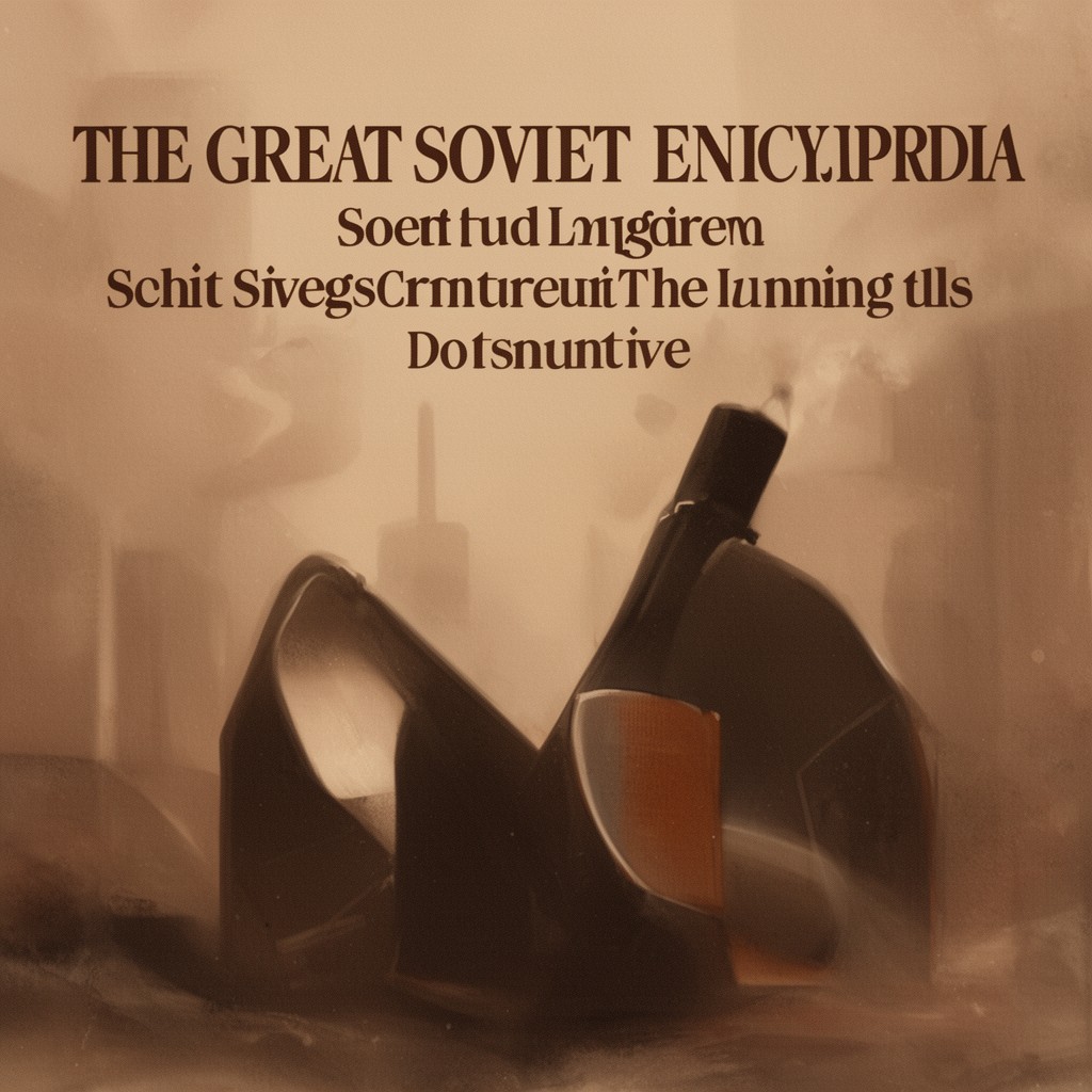 AI-generated illustration of The Great Soviet Encyclopedia