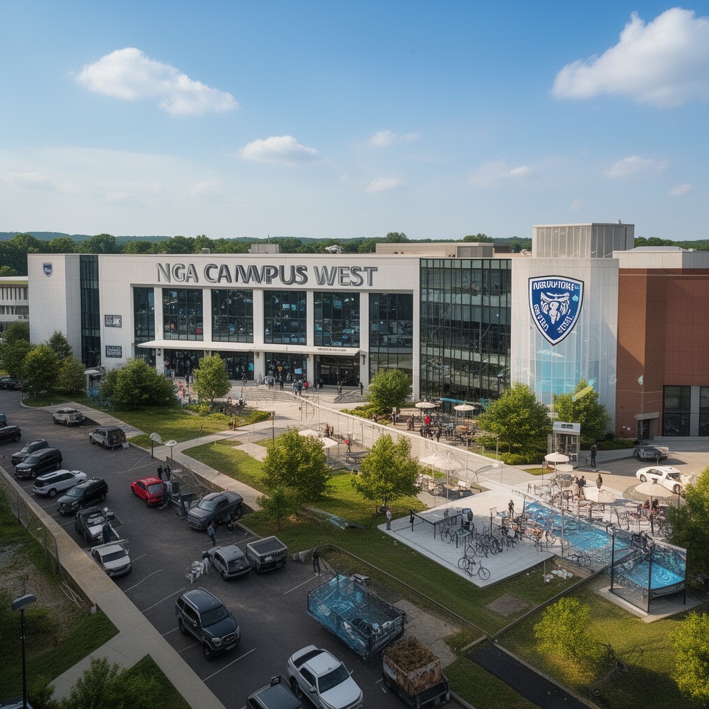 AI-generated illustration of NGA Campus West