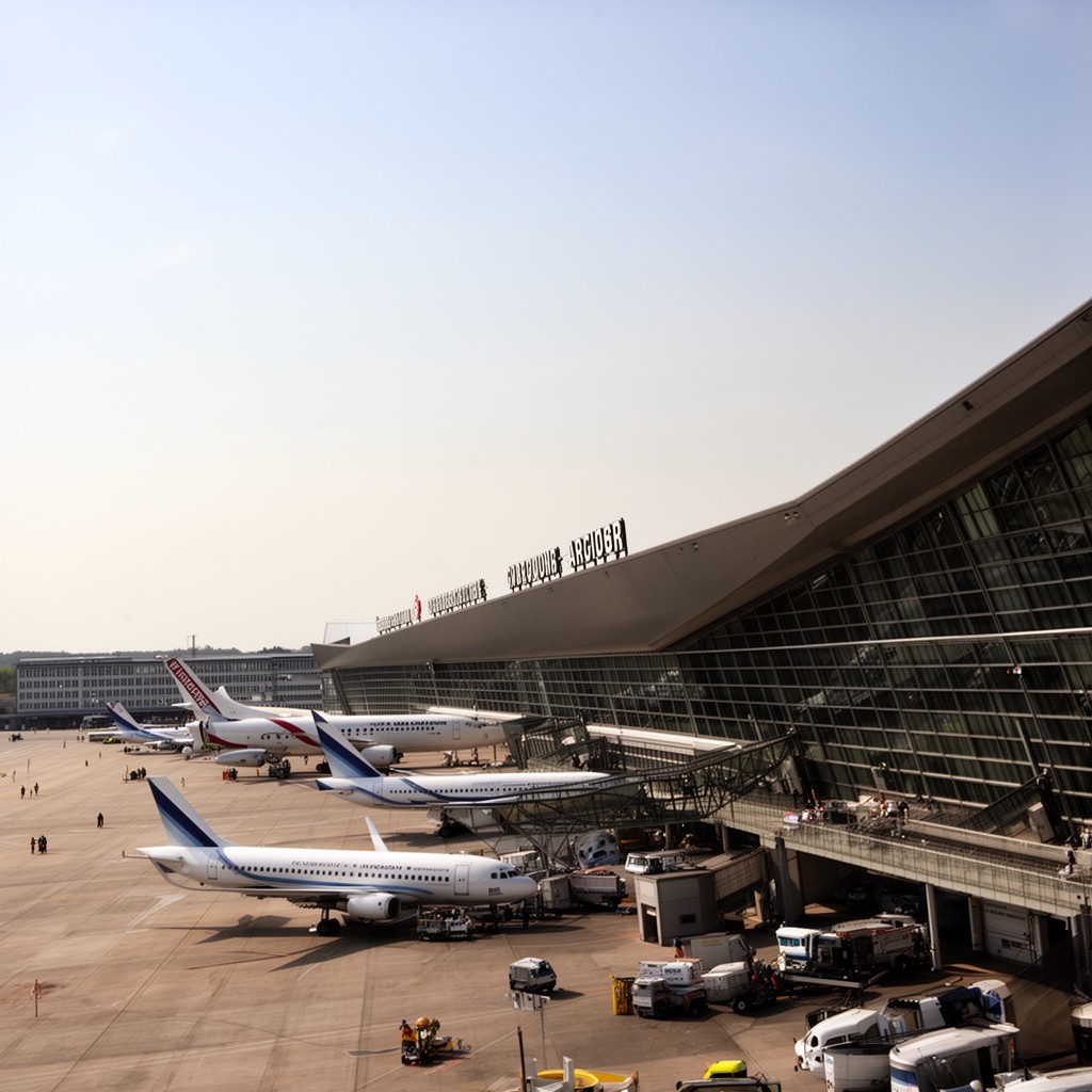 AI-generated illustration of Nuremberg Airport