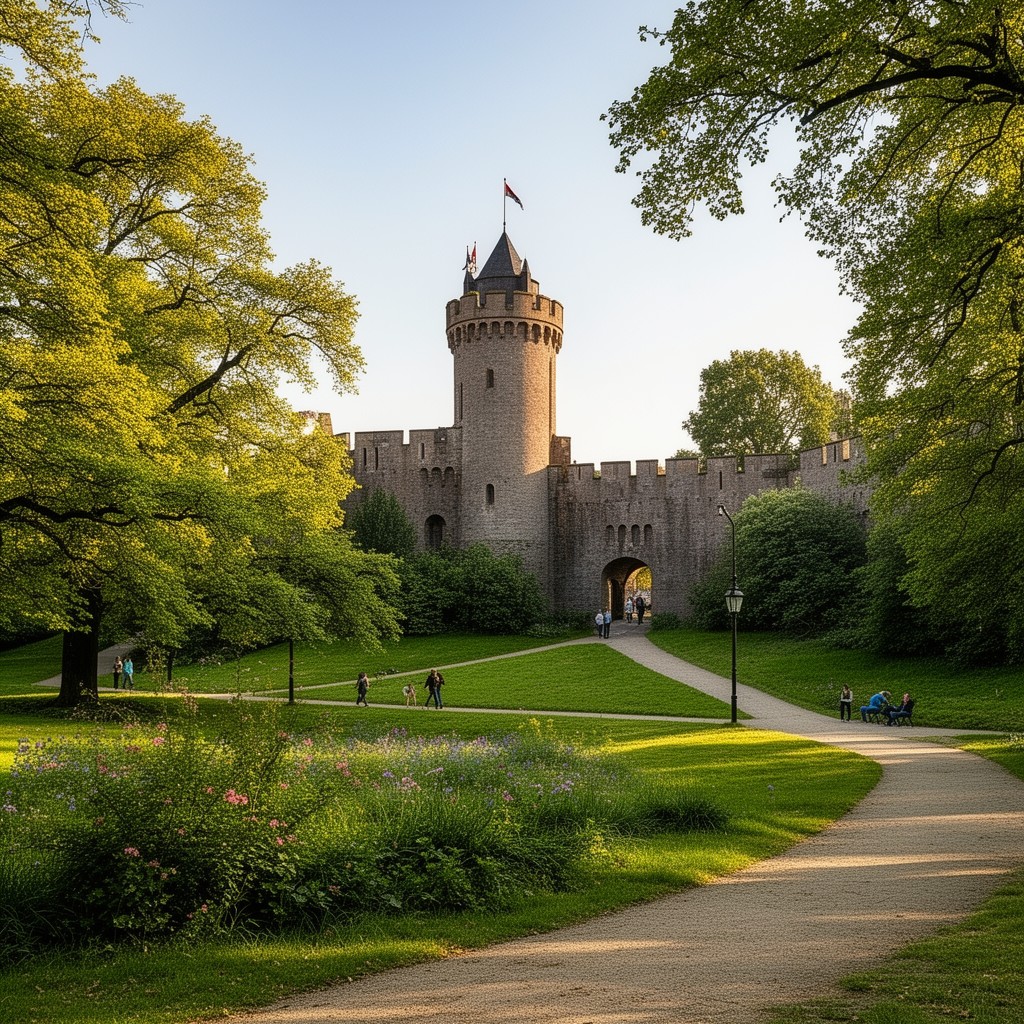 AI-generated illustration of Kronenburgerpark