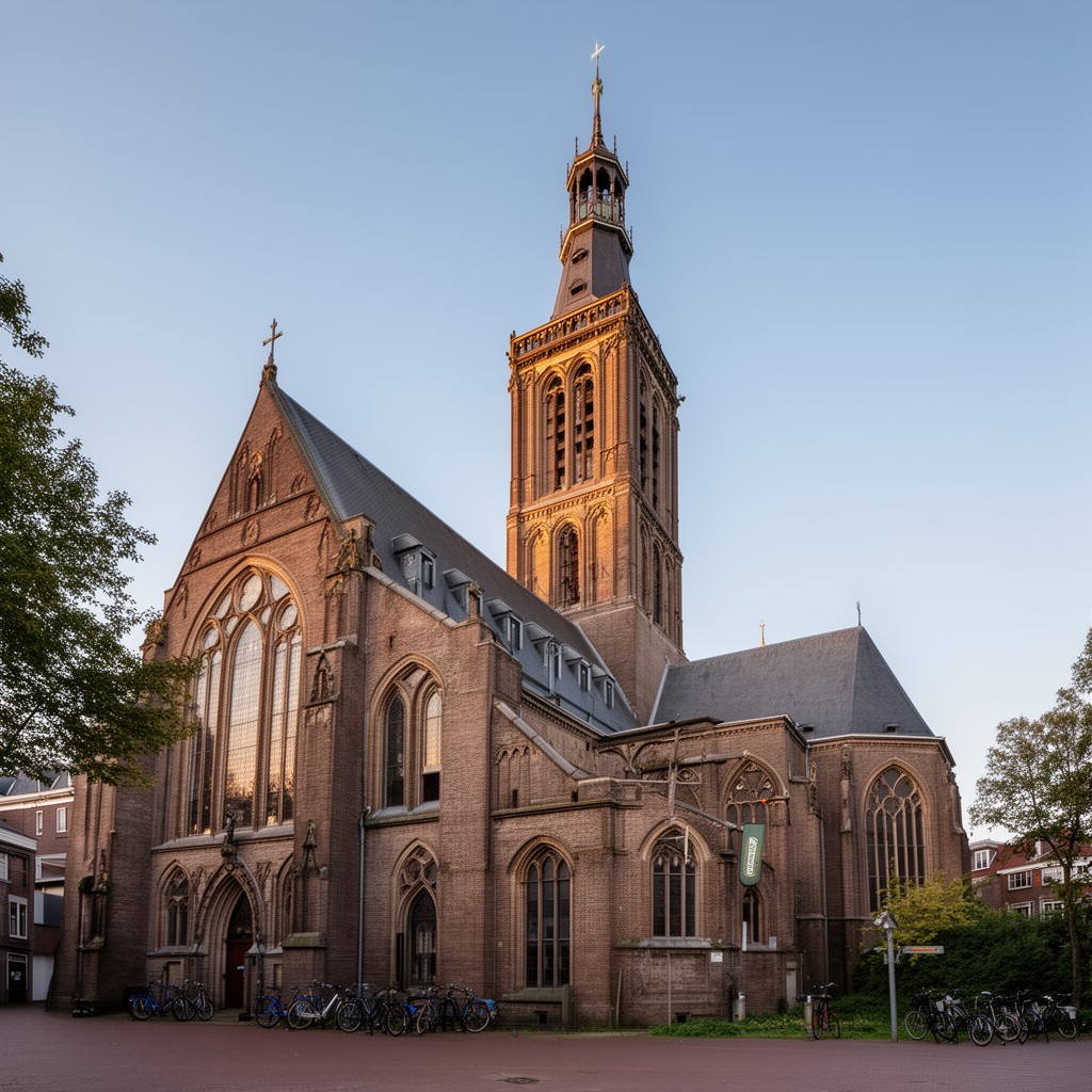 AI-generated illustration of Stevenskerk (St. Steven’s Church)