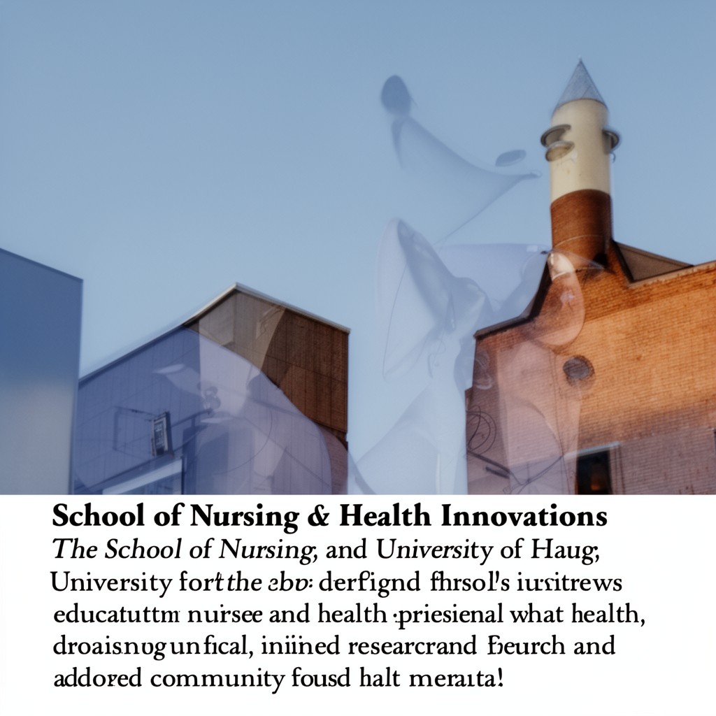 AI-generated illustration of School of Nursing & Health Innovations