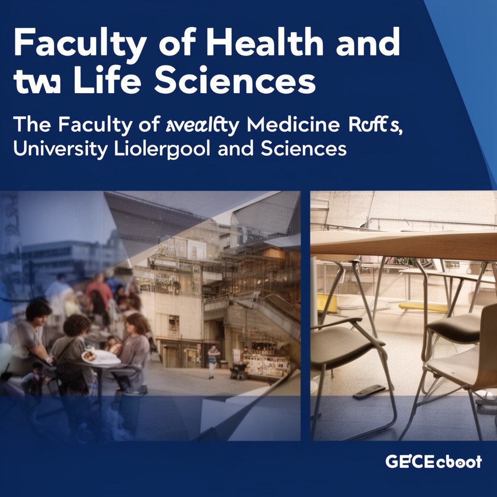 AI-generated illustration of Faculty of Health and Life Sciences