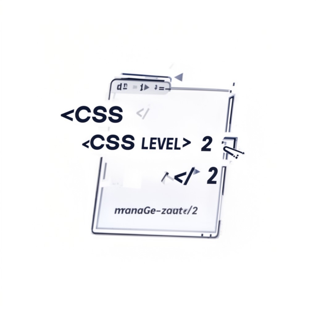 AI-generated illustration of CSS Level 2