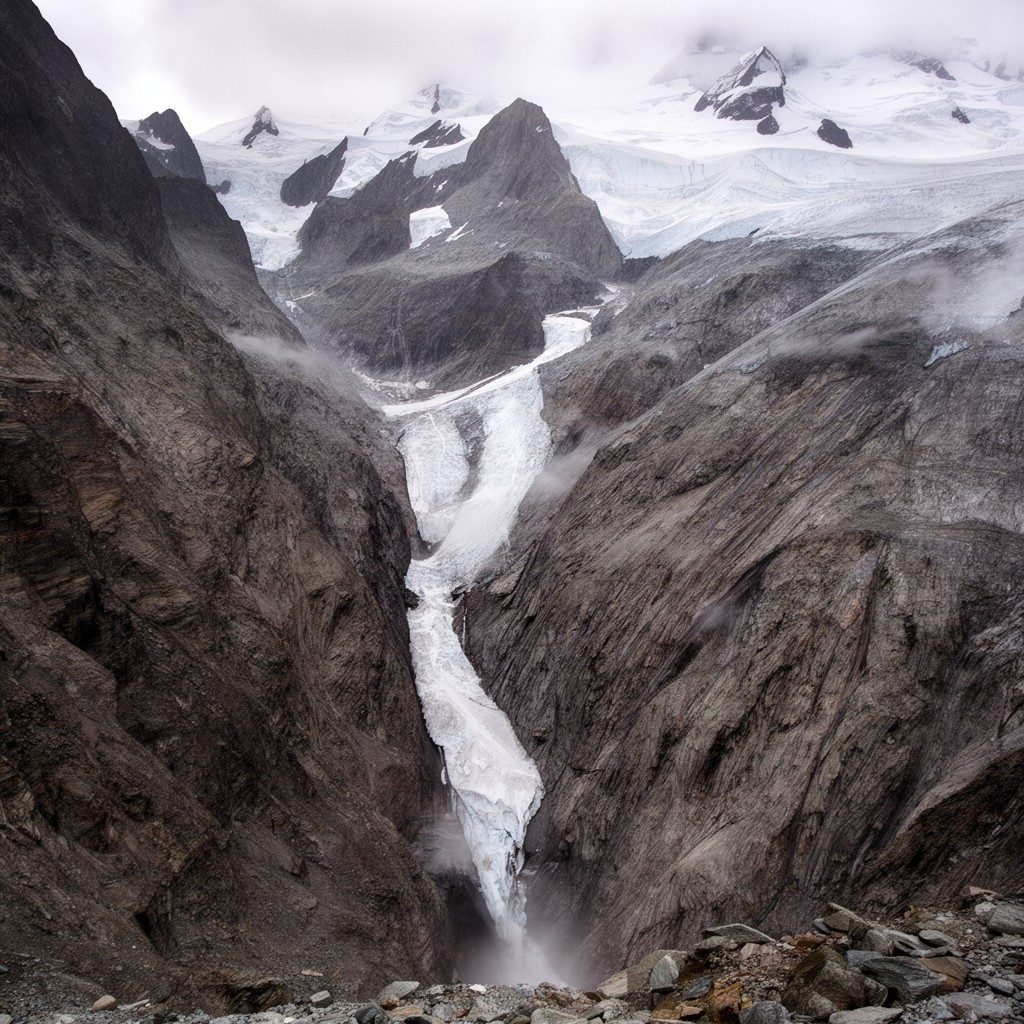 AI-generated illustration of Grand Couloir