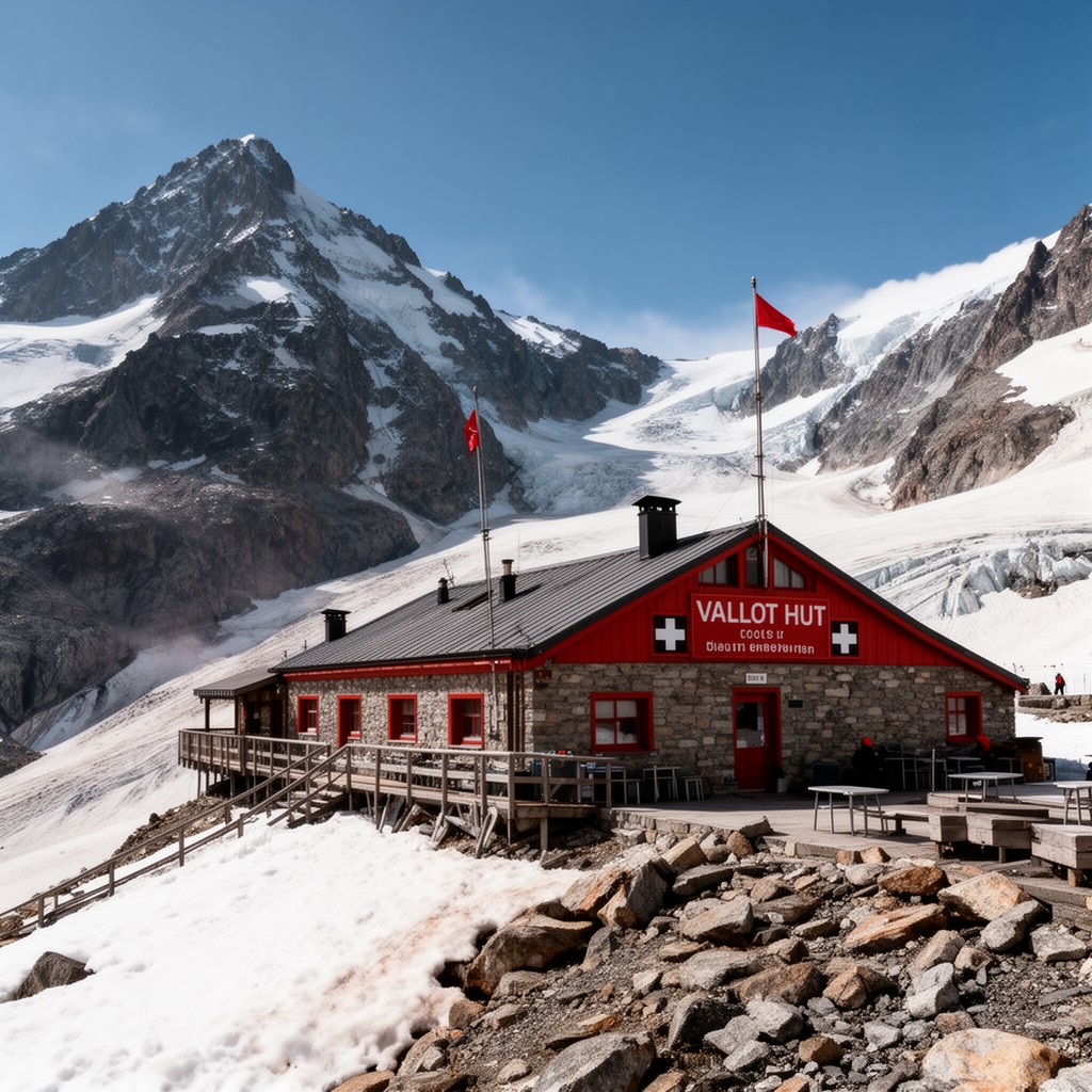 AI-generated illustration of Vallot Hut