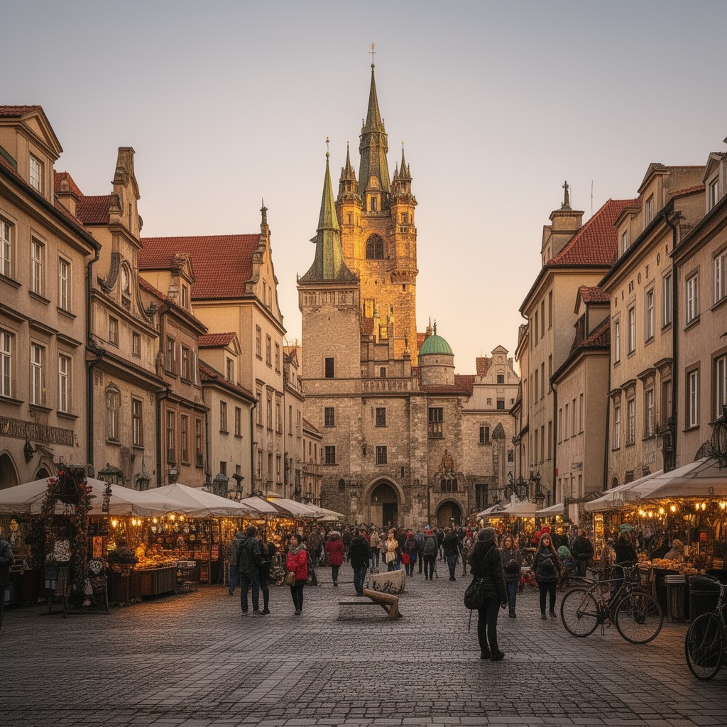 AI-generated illustration of Old Town
