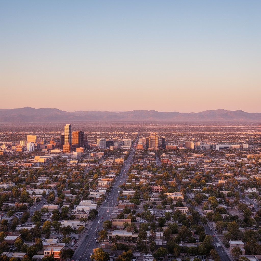 AI-generated illustration of Bernalillo County