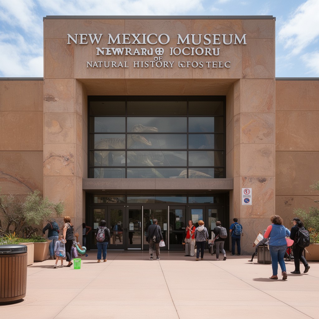 AI-generated illustration of New Mexico Museum of Natural History and Science