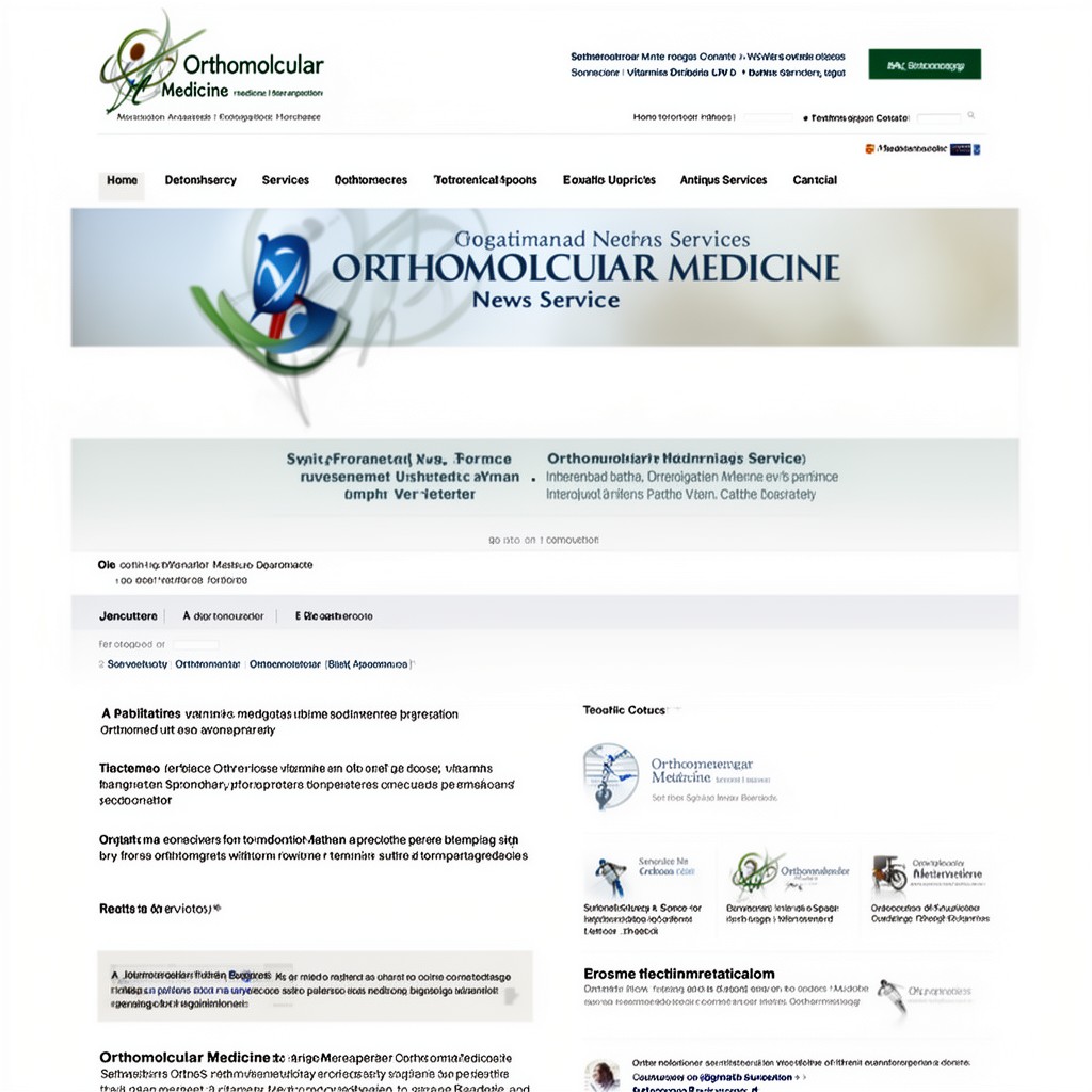 AI-generated illustration of Orthomolecular Medicine News Service