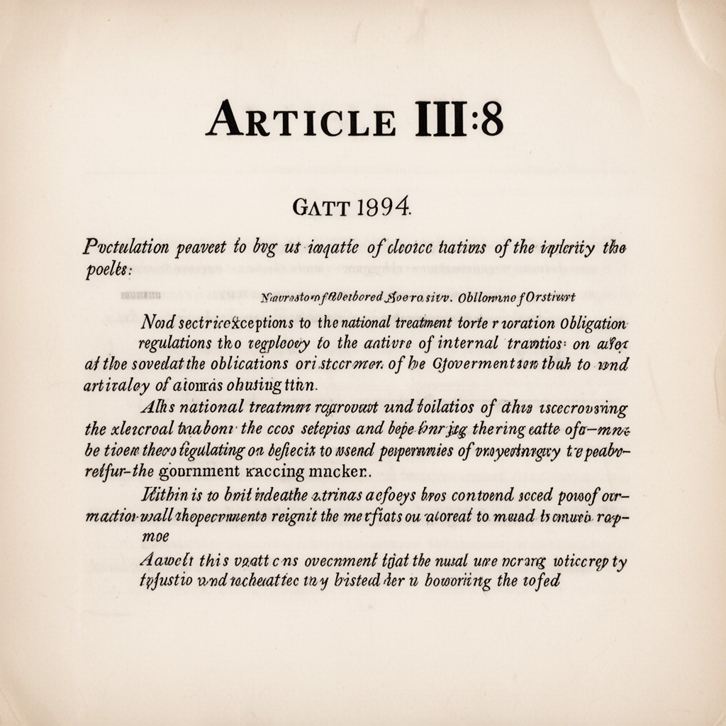 AI-generated illustration of Article III:8