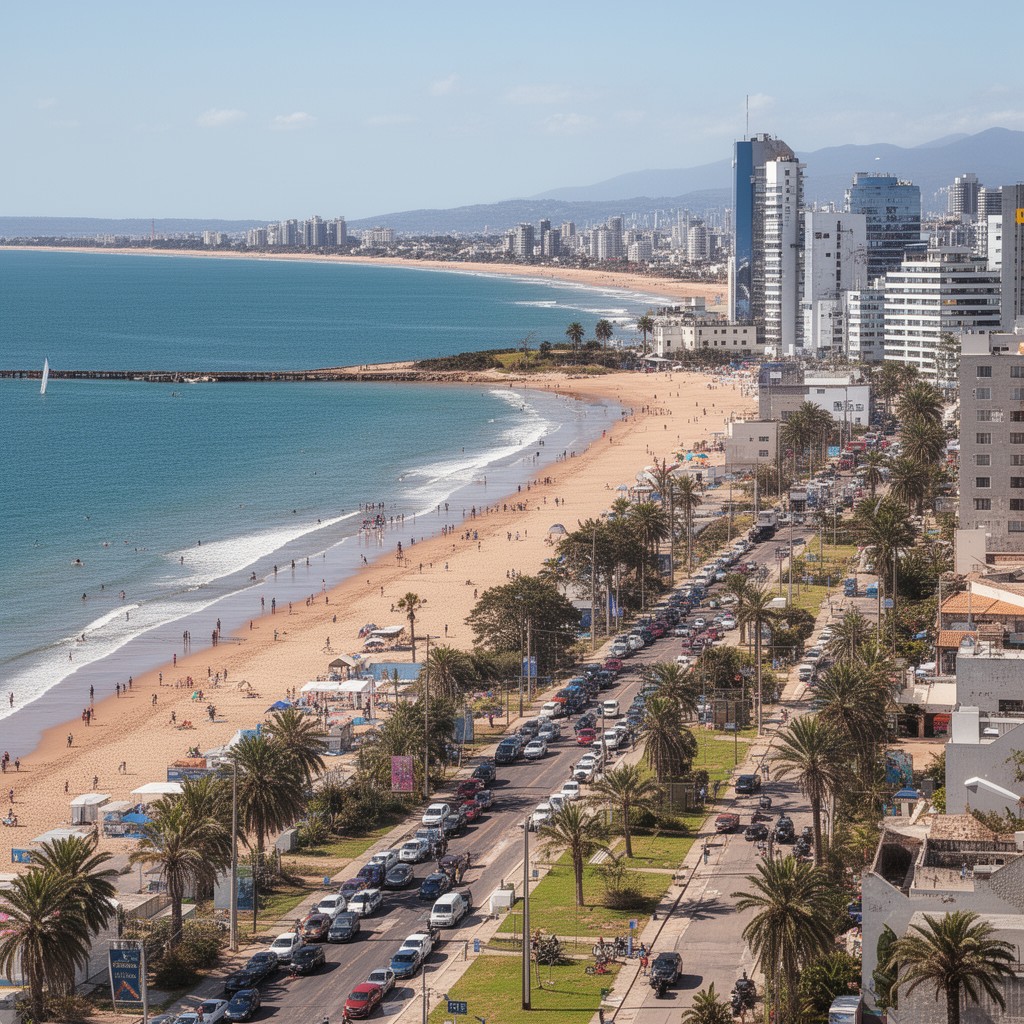 AI-generated illustration of Punta del Este