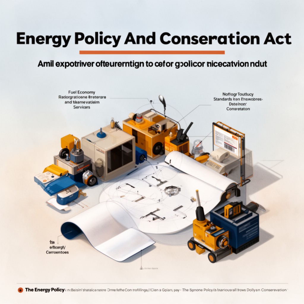 AI-generated illustration of Energy Policy and Conservation Act