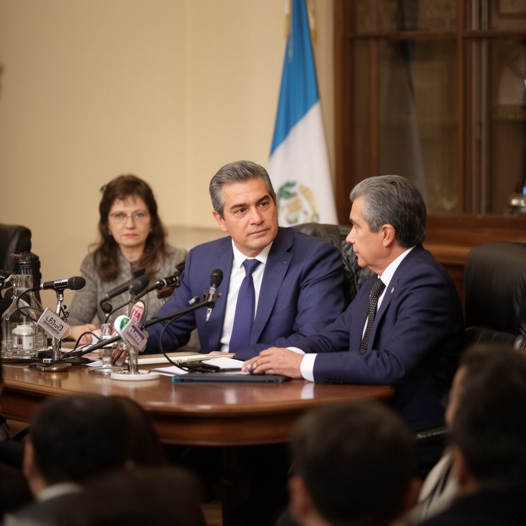 AI-generated illustration of President of Guatemala