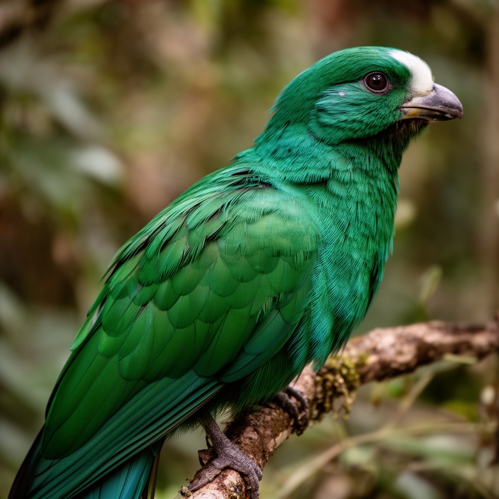 AI-generated illustration of Resplendent quetzal
