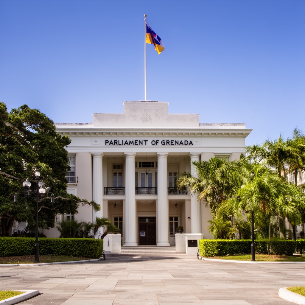 AI-generated illustration of Parliament of Grenada