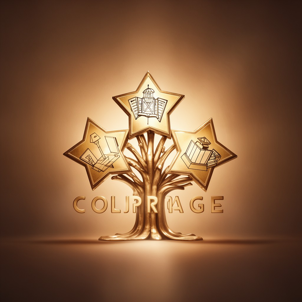 AI-generated illustration of Light, Truth, Courage