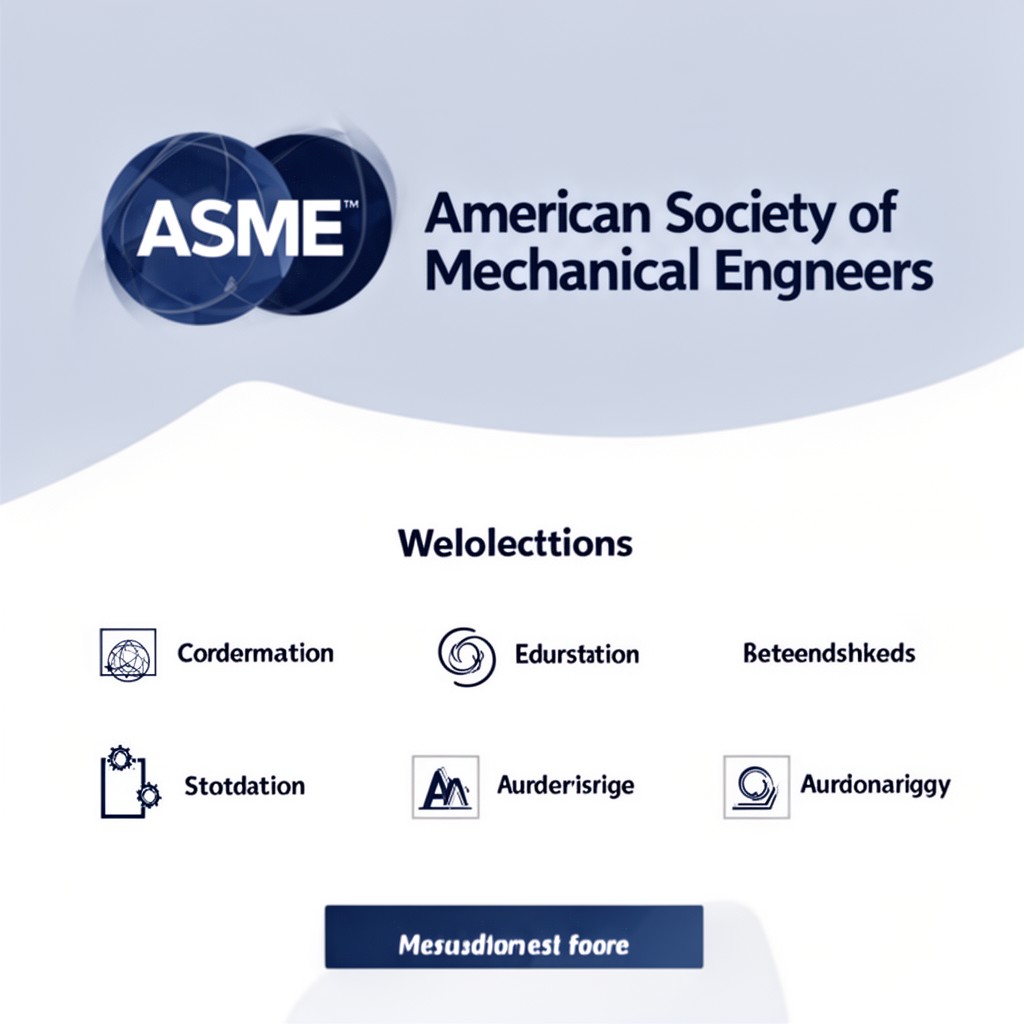 AI-generated illustration of American Society of Mechanical Engineers