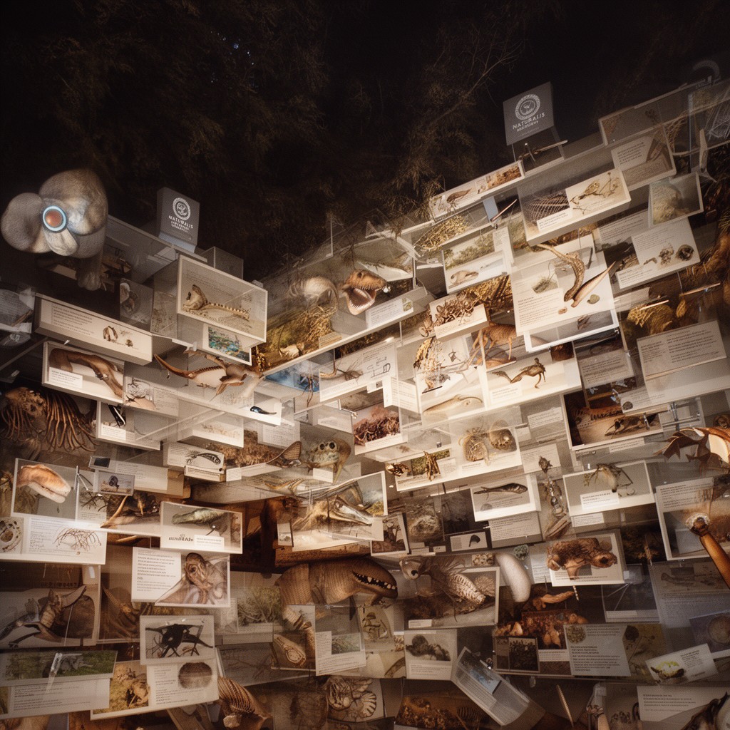 AI-generated illustration of Naturalis Biodiversity Center